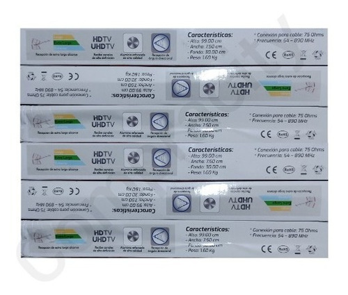 Potente Antena Tdt Para Exterior Veredas Campo Antena Aerea