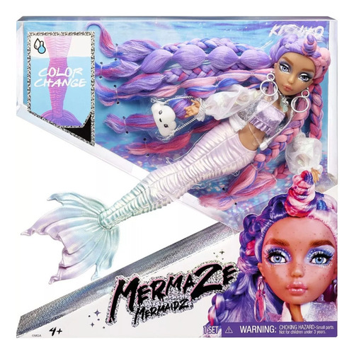 Muñeca Sirena Articulada Mermaze Mermaidz Color Change