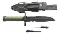 Comprar Cuchillo Táctico Con Afila Pedernal, Camping, Caza-pesca!