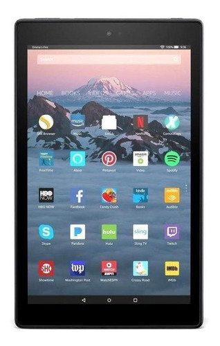 Tablet  Amazon Fire HD 10 2017 KFSUWI 10.1" 64GB black e 2GB de memória RAM