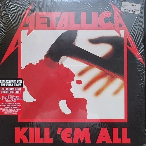 Metallica Kill 'em All Vinilo Nuevo Musicovinyl Envio Gratis