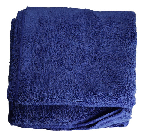 Pano Toalha De Microfibra Azul P/ Polimento 60 X 40