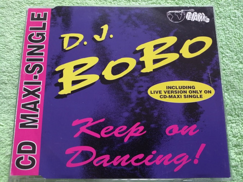 Eam Cd Maxi Single Dj Bobo Keep On Dancing 1993 Edic Europea