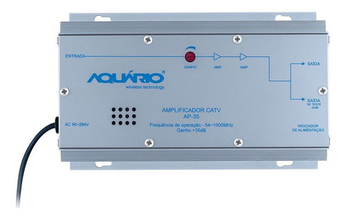 Amplificador De Potência Catv Freqência 54-1000mhz 35db Ap-3