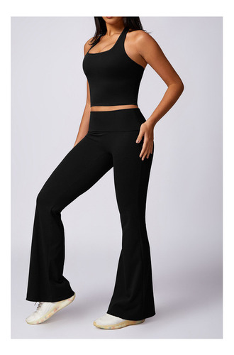 / Sujetador Yoga Fitness Para Correr Con Cuello Halter Mujer