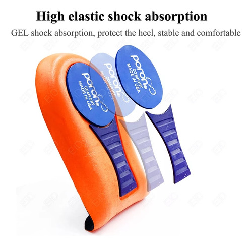Plantilla Deportiva Futbol Pádel Impacto Pie Descanso Unisex