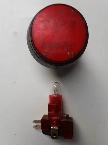 Boton Pulgador Rojo Usados (Usado)