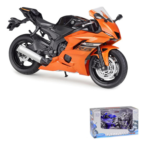 Motocicleta Colección Yamaha Yzf R6 Escala 1:12 Moto [s]