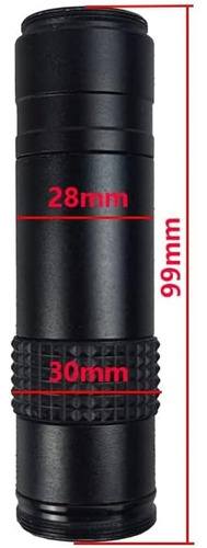 Brazo De Microscopio Ajustable Con Lente De Montura C Con Zo