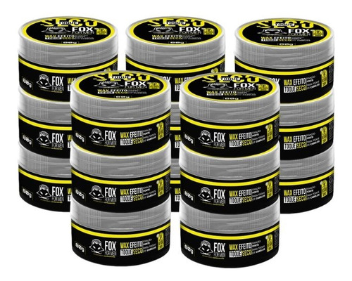 Modelador Capilar Efeito Toque Seco 80g 15uni - Fox For Men