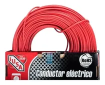 Comprar Cable eléctrico Iusa color rojo Thw-10 Cal 10 Awg 100% cobre 100 M