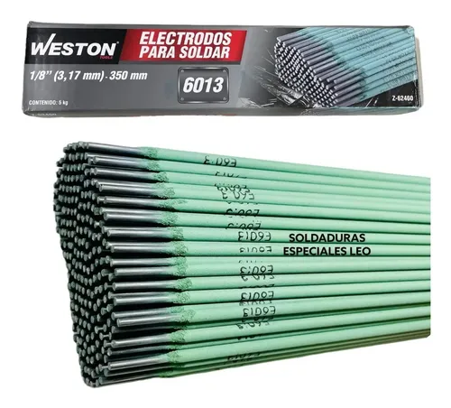 Soldadura 6013 1/8 Verde Weston Electrodo 5 Kilos Z-62460 | MercadoLibre