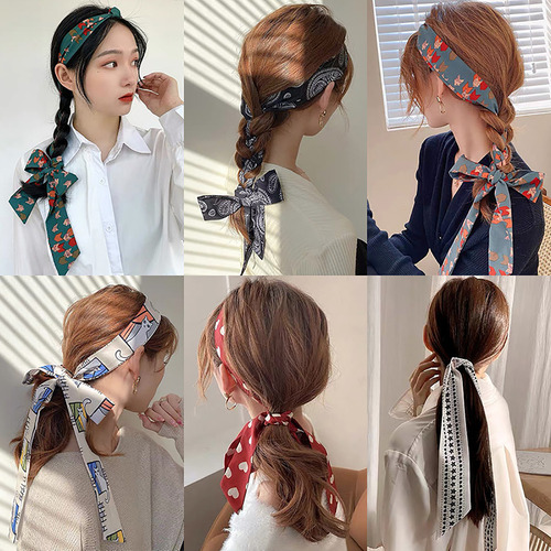 Bufanda Silk Decoive, Diadema Para Pelo Largo, Bufanda Para