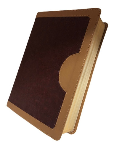 Biblia De Estudio De La Vida Plena, Imit Piel, Marrón Beige