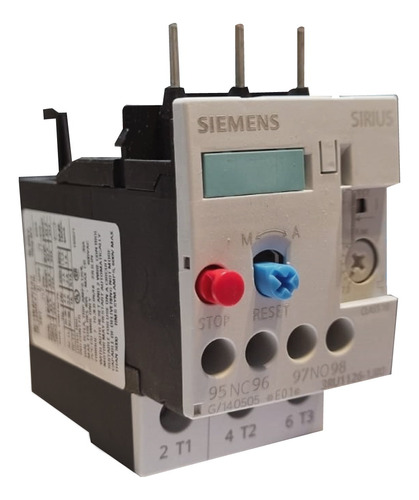 Rele De Sobrecarga Termico Siemens 3ru1126 (1na+1nc) S0