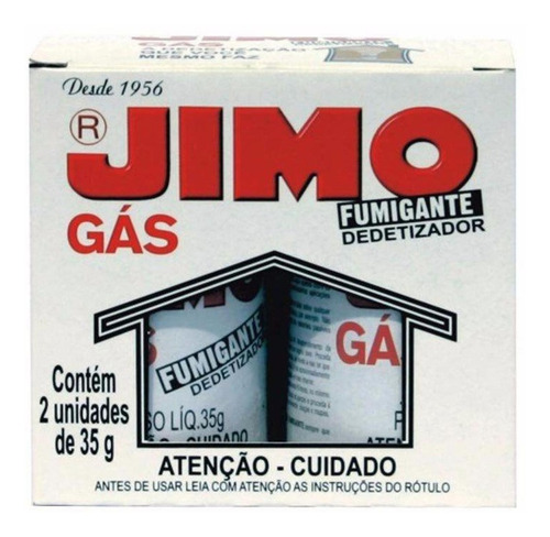 Detetizador Gás Fumigante Jimo 02 Unidade De 35g