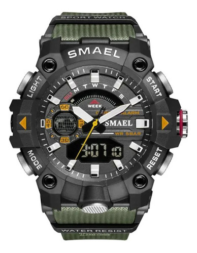 Reloj Táctico Militar Hombre Impermeable Analógico Digital 