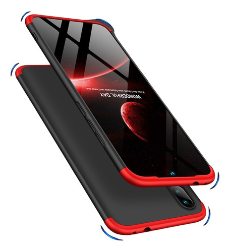 Funda Gkk 360 Para Xiomi Redmi Note 7 Con Mica 9d