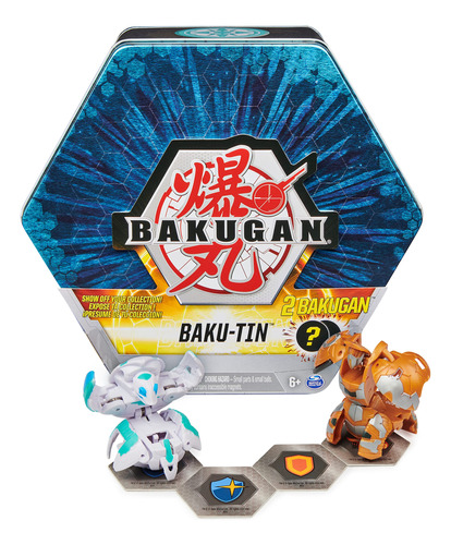 Bakugan Baku-tin, Lata De Almacenamiento Premium Para Colecc