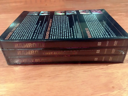 Rambo 1 - 2 - 3 First Blood Box Set 3 Dvd Usa 2001 Sellado