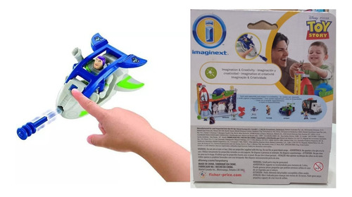 Boneco Imaginext Buzz Lightyear Com Nave Espacial T2740
