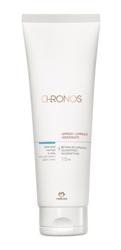 Jabon Crema Limpieza Hidratante Para Rostro Chronos Natura 