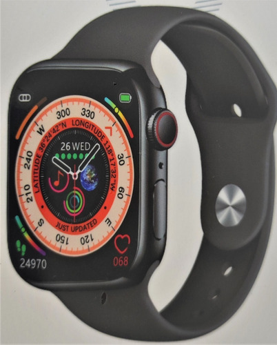 Smartch Watch Glifo 8  Preto Blulory Mod Lh726 Novo Na Caixa