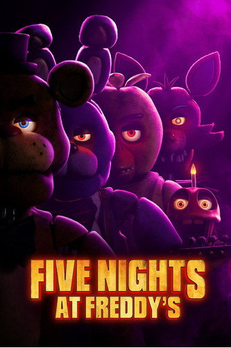 Poster Pelicula Five Night's At Freddy's 90cm*60cm Brillante