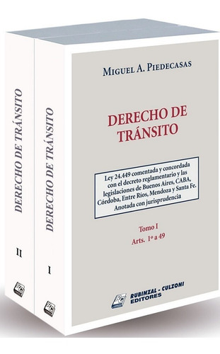 Derecho De Transito 2 Ts. - Piedecasas, Miguel A
