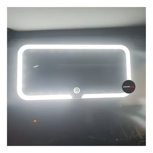 Espejo Retrovisor Con Led Para Visera De Auto Recarglable
