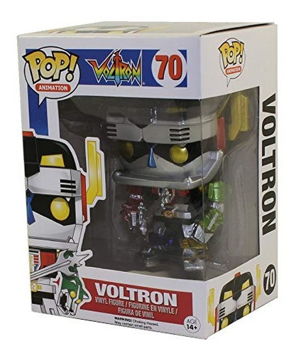 Figura Metálica Voltron Exclusiva De Funko Pop 2016