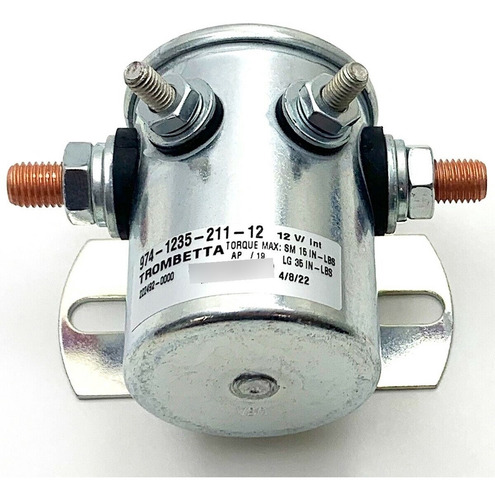 Trombetta Metal - 12vdc Contactor (974-1235-211-12) Bbd