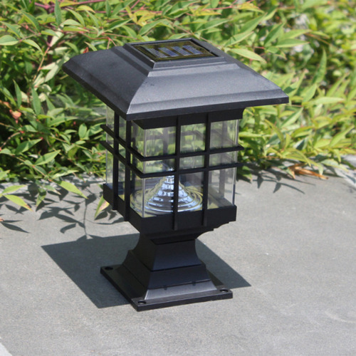 Luces De Pilar Solar, Lámpara De Valla Impermeable, Columna