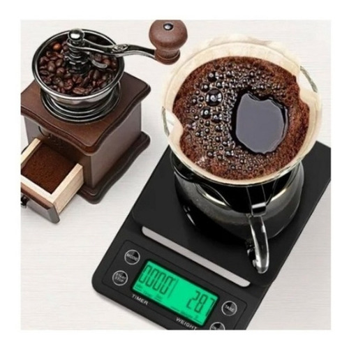 Balança Digital Precisão Café Barista Com Timer Temporizador Capacidade máxima 5 kg