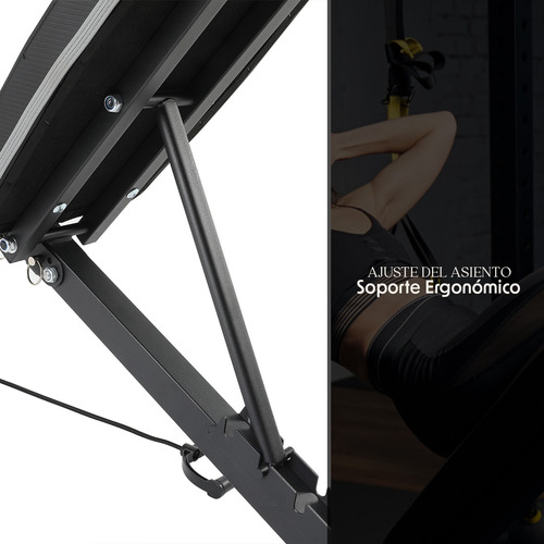 Banco Multiposiciones Bywell Ajustable Y Plegable Gym