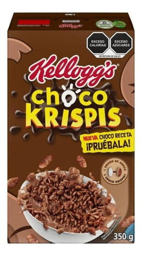2 Pzas Cereal Kellogg's Choco Krispis Sabor Chocolate 350 G