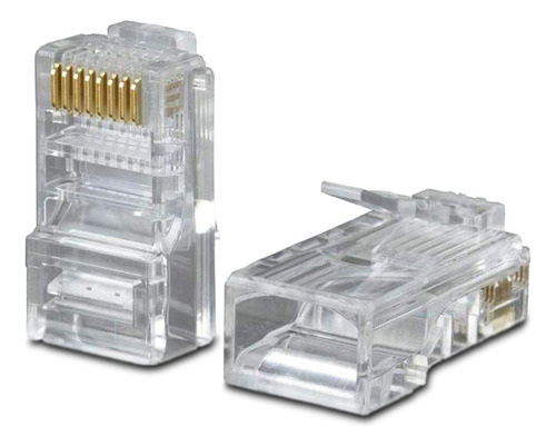 Conector Rj45 Router Cctv Pack De 10 Unidades Somos Tienda