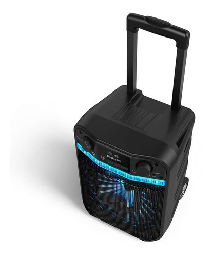 Parlante Bluetooth Philips Bass+ Tanx20 20w Karaoke Ruedas
