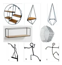 Comprar Macetero De Hierro Y Madera + Soporte Colgante (combo ×11u.)