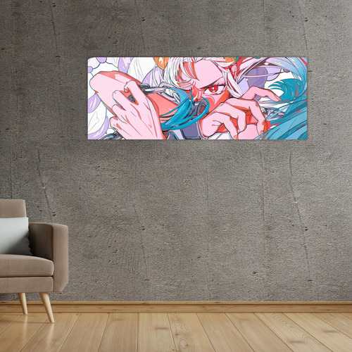 Cuadro Grande 30x80 Cm Horizontal One Piece Yamato Cadenas