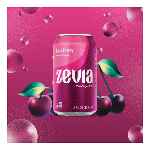 Zevia Soda Cero Azucar 8 Piezas De 355 Ml