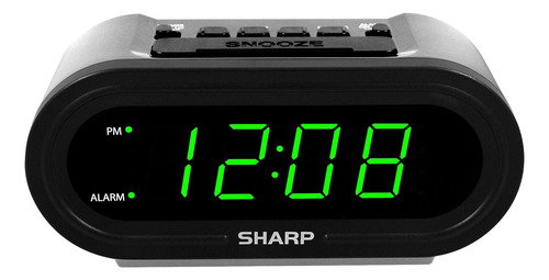 Alarma Digital Sharp Con Accuset - Reloj Inteligente Automát