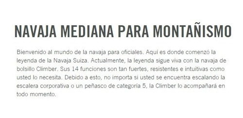 Navaja Victorinox Climber 14 Servicios 100% Original Suiza