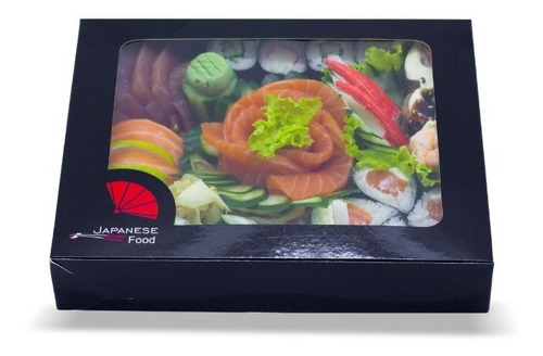 Caixa Para Sushi Delivery- Egg. - Pct C/100 Unid