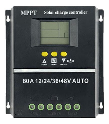 Controlador Solar Mppt Automático Lcd Sistema Off-grid