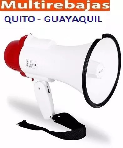 Imagen 3 de 6 de Bocina Megáfono Es De Gran Alcance Recargable