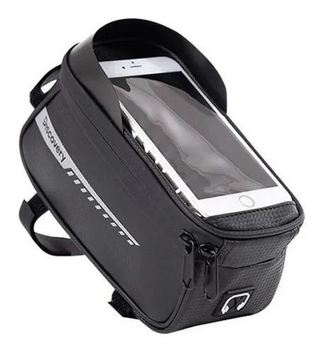 Bolso Para Bici Porta Celular Impermeable Táctil Auriculares