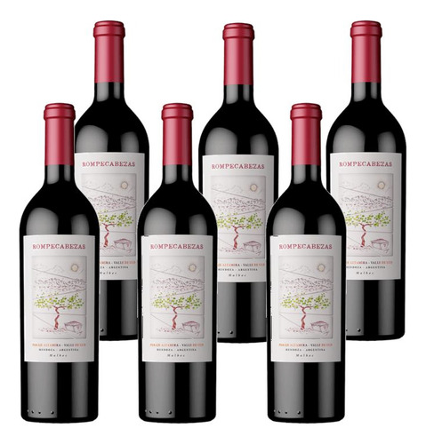 Vino Rompecabezas Malbec Caja X 6 Un - Bodega Finca Beth