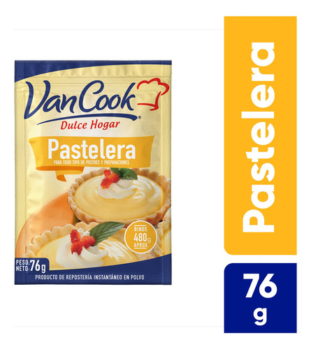 Crema Pastelera Van Cook Sobre De 72g
