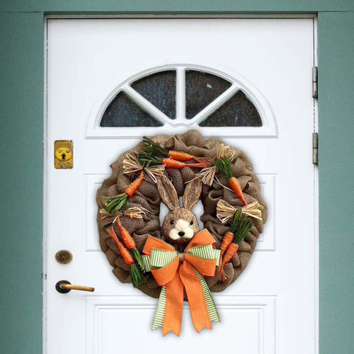 - Corona De Pascua Para La Puerta Delantera Corona De